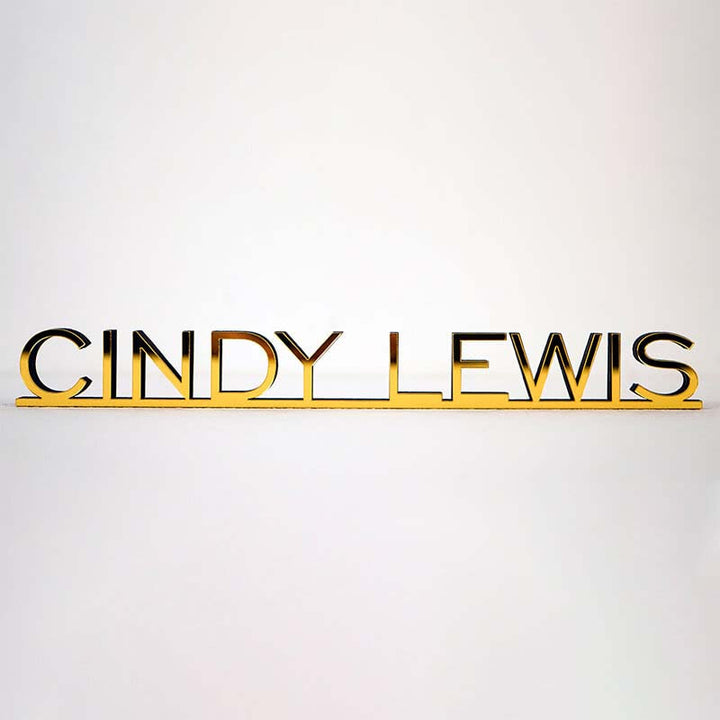 Personalized Mirror Acrylic Name Three - dimensional Sign Nursery Decoration - Canvasgiftco