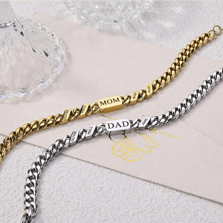 Personalized Name Fashion Bracelet - Thanksgiving/Christmas/Birthday/Father's Day Gift - Canvasgiftco