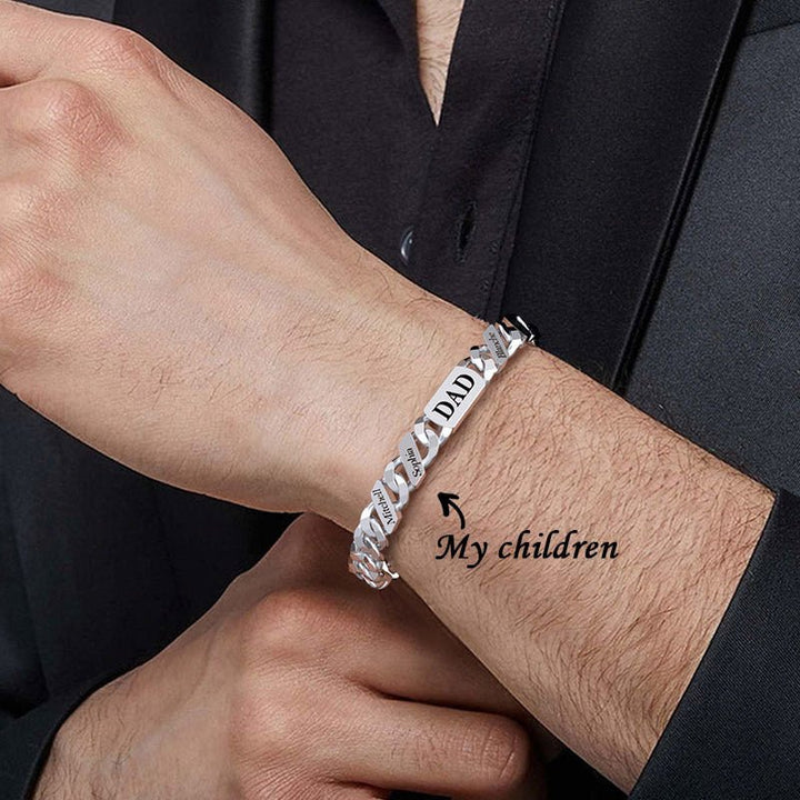 Personalized Name Fashion Bracelet - Thanksgiving/Christmas/Birthday/Father's Day Gift - Canvasgiftco