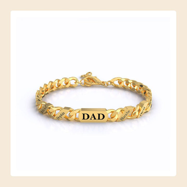 Personalized Name Fashion Bracelet - Thanksgiving/Christmas/Birthday/Father's Day Gift - Canvasgiftco