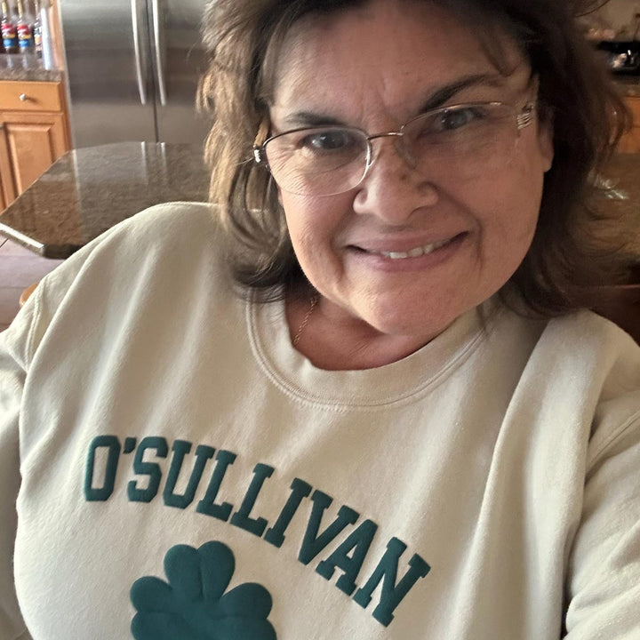 Personalized Name St Patrick's Day Shamrock Sweatshirt - Canvasgiftco