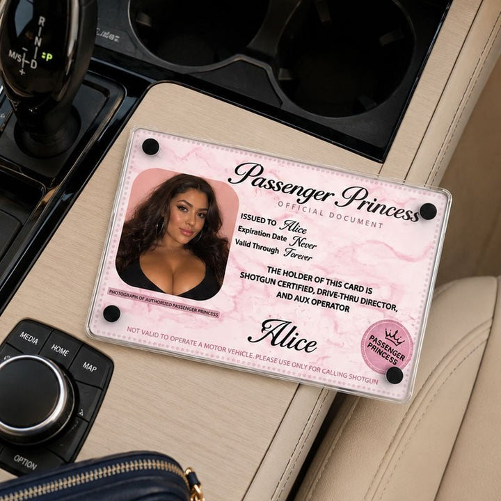 Personalized Passenger Princess Card– Forever Valid VIP Card - Canvasgiftco