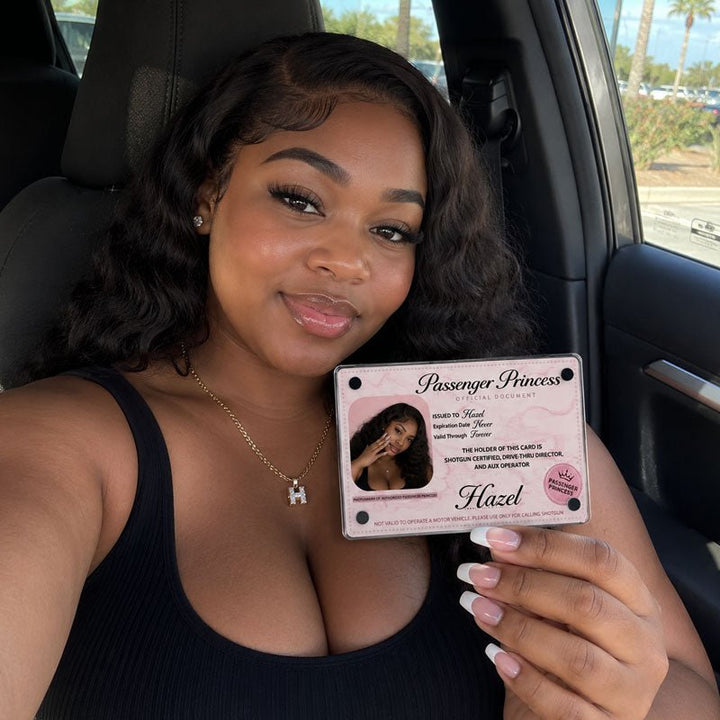 Personalized Passenger Princess Card– Forever Valid VIP Card - Canvasgiftco