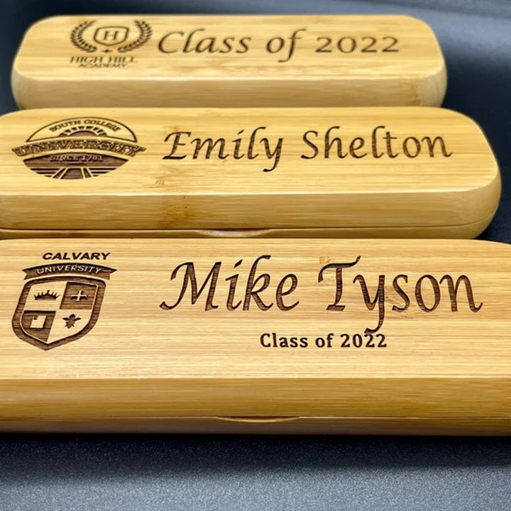 Personalized Pen Case Pen Set - Graduation/Admission Gifts - Canvasgiftco
