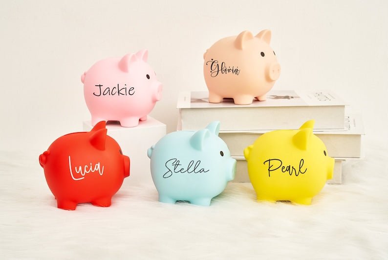 Personalized piggy bank - Children's Day gift - Canvasgiftco