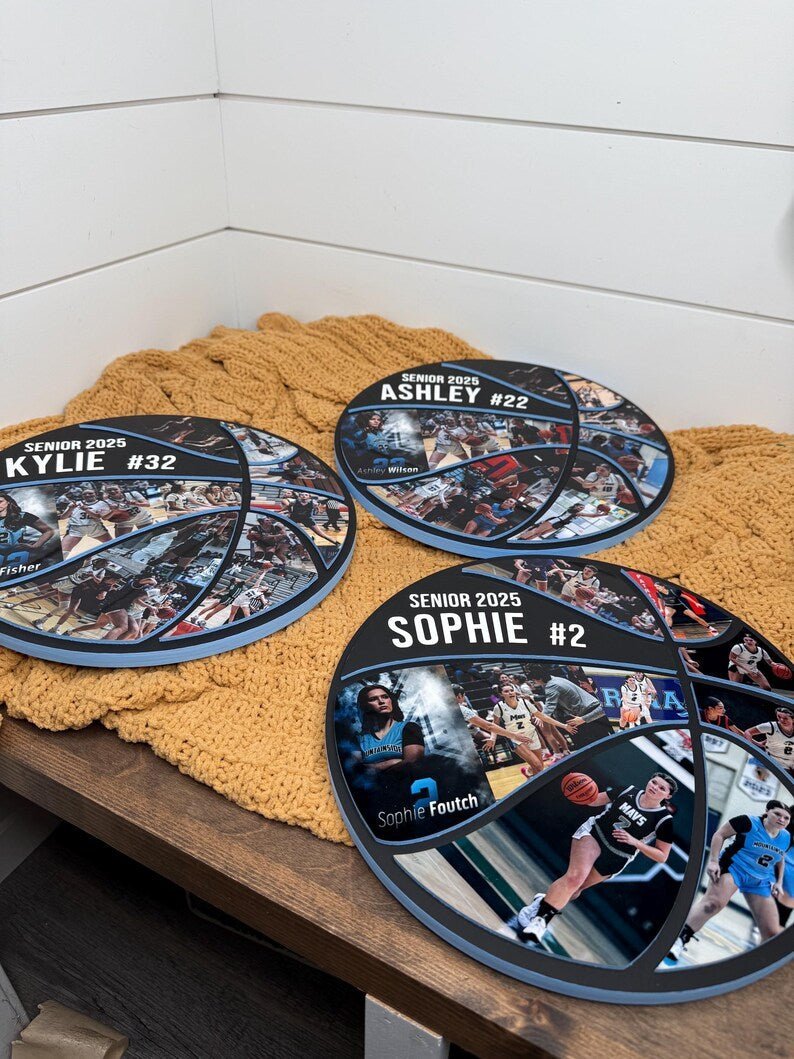 Personalized Sports Photo Wood Sign – Custom Pine Wood Keepsake - Canvasgiftco