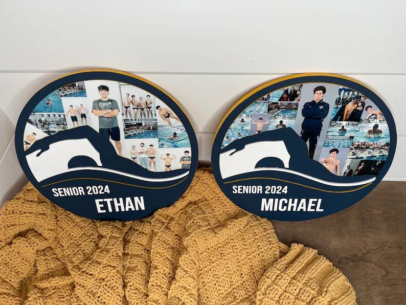 Personalized Sports Photo Wood Sign – Custom Pine Wood Keepsake - Canvasgiftco