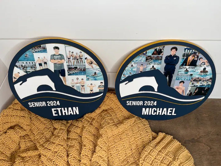 Personalized Sports Photo Wood Sign – Custom Pine Wood Keepsake - Canvasgiftco