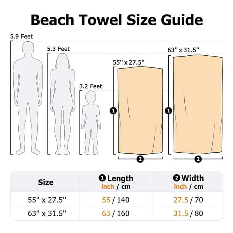 Personalized Tropical Beach Palm Tree Oversized Beach Towel - Canvasgiftco