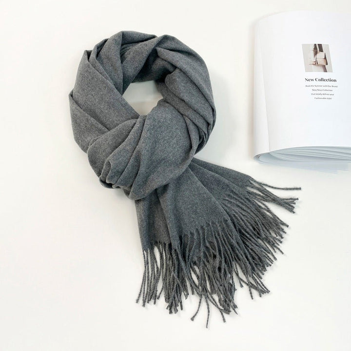 Personalized Ultra-Soft Warm Scarf with Birth Flower and Custom Text - Canvasgiftco