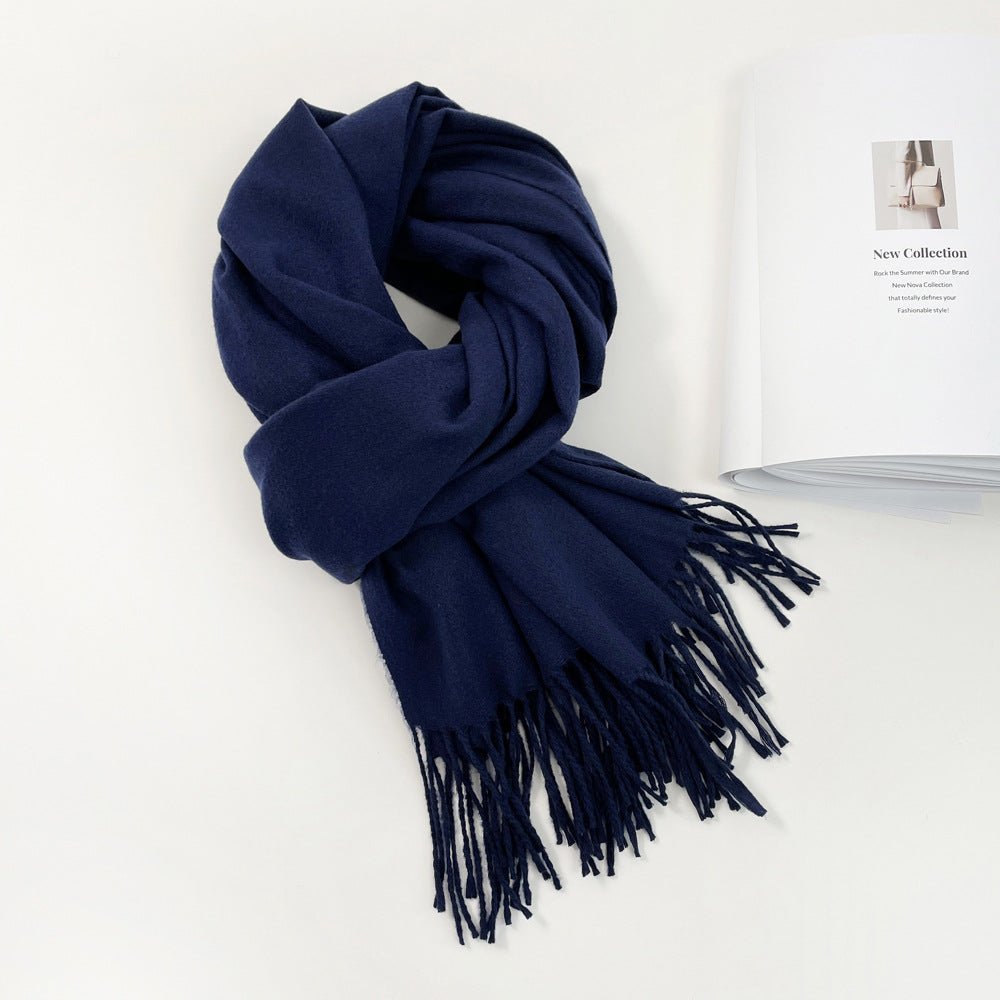 Personalized Ultra-Soft Warm Scarf with Birth Flower and Custom Text - Canvasgiftco