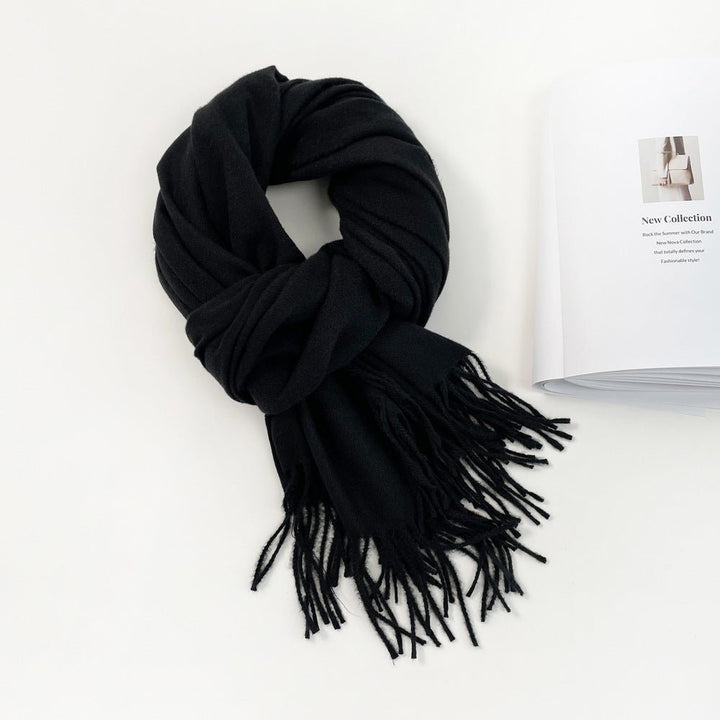 Personalized Ultra-Soft Warm Scarf with Birth Flower and Custom Text - Canvasgiftco