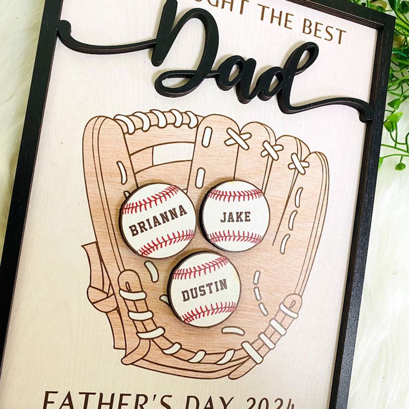 Personalized We Caught The Best Dad - Canvasgiftco