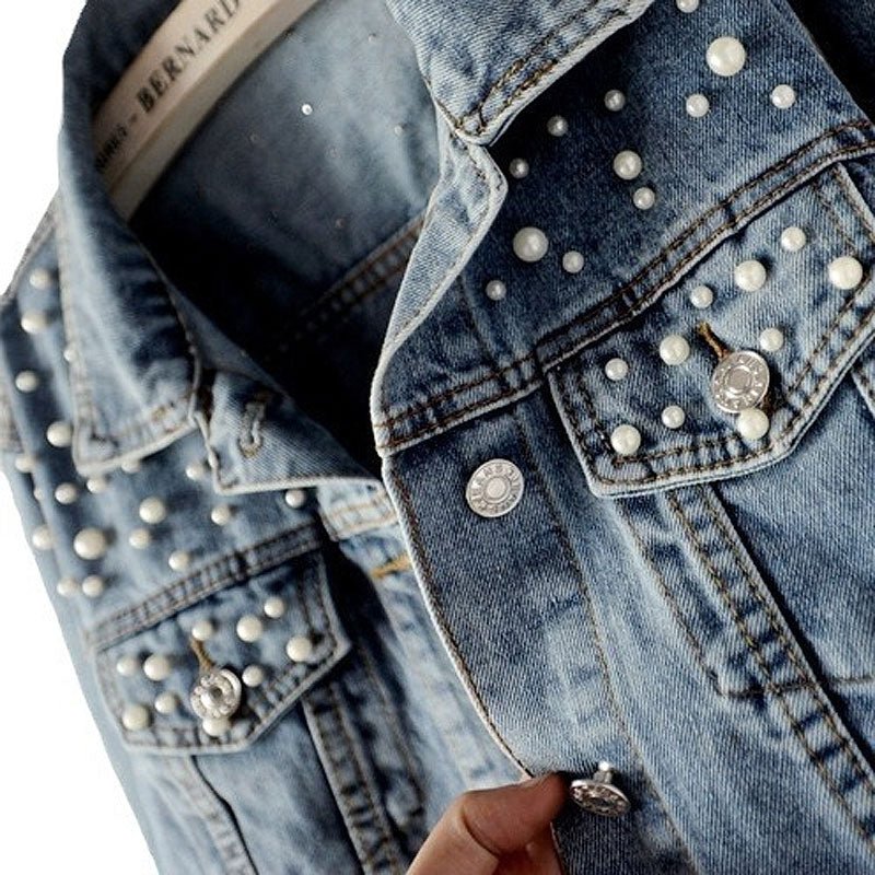 Personalized Wedding Bridal Denim Jacket - Canvasgiftco