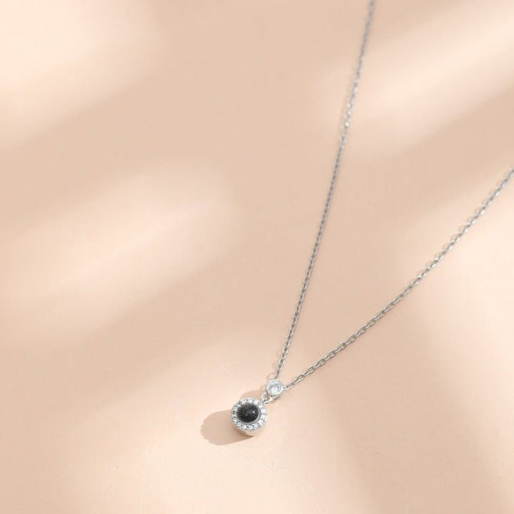 Photo Projection Necklace, Personalized Necklace, Memorial Gift, Gift for Her, Mom Necklace - Canvasgiftco