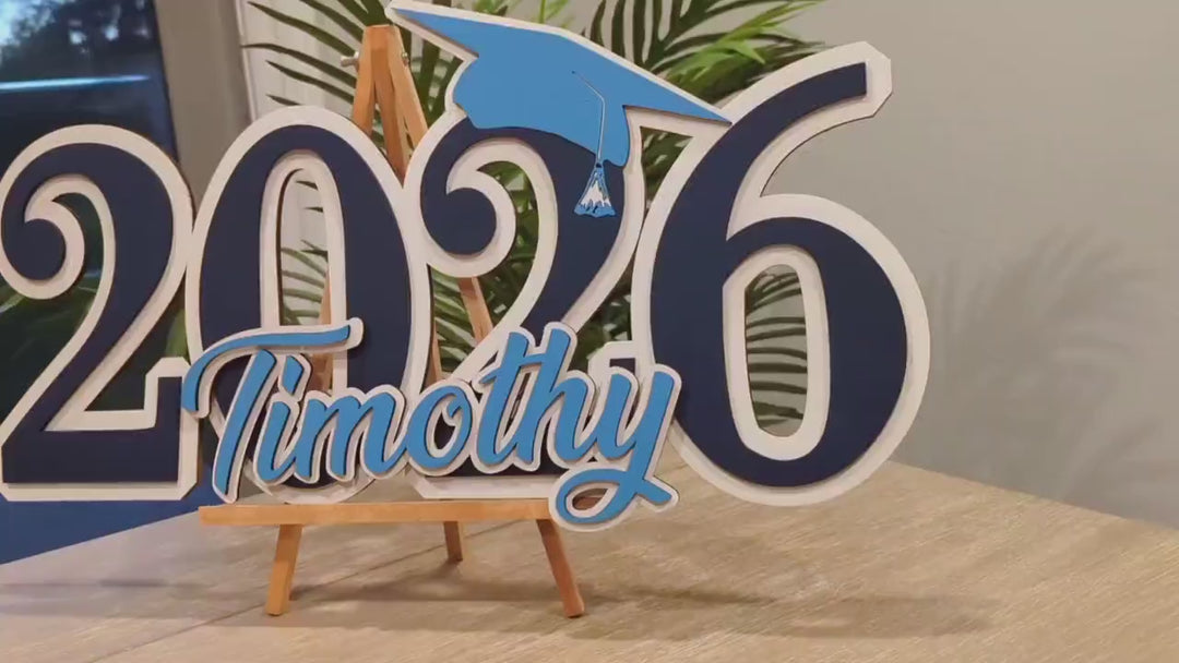 "Legacy of Learning" Personalized Wooden Graduation Plaque