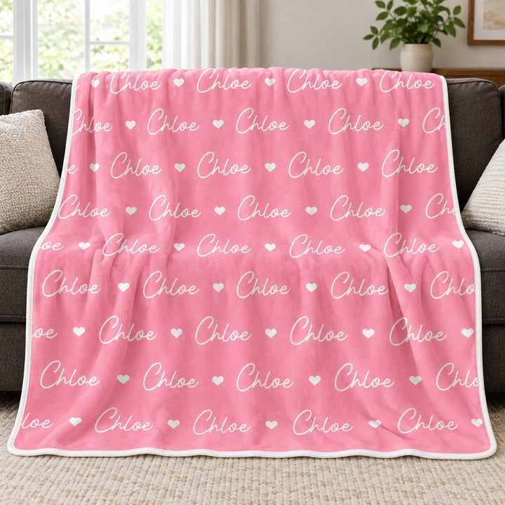 Personalized Blanket - Birthday Gift For Kids, Family - Wrapped In Lots Of Love