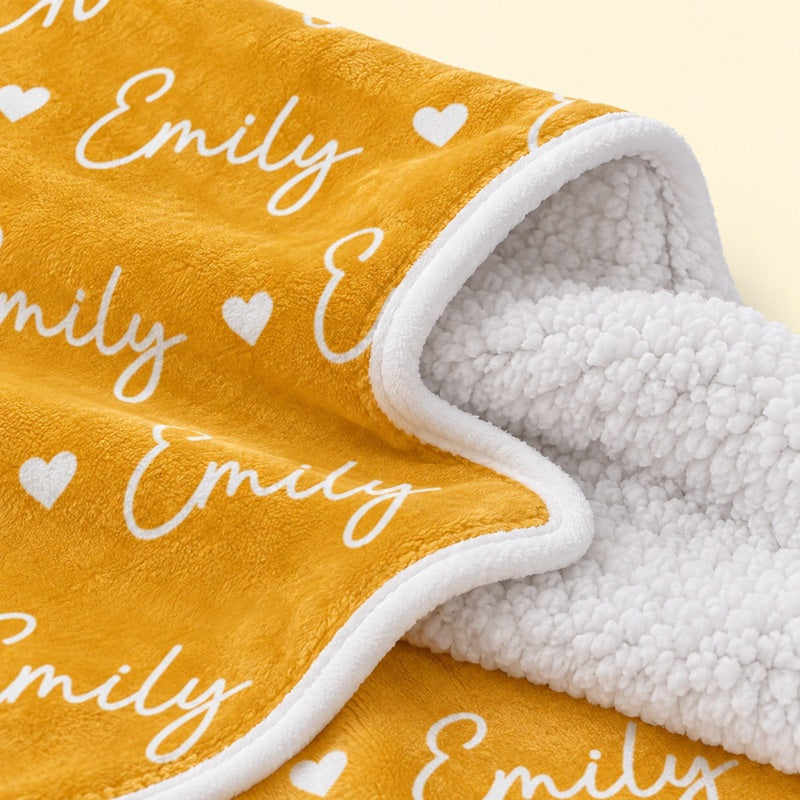 Personalized Blanket - Birthday Gift For Kids, Family - Wrapped In Lots Of Love