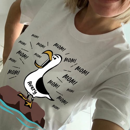 Seagull Mom Mom Mom - Personalized Shirt - Funny Mother's Day Gift For Mom - Canvasgiftco