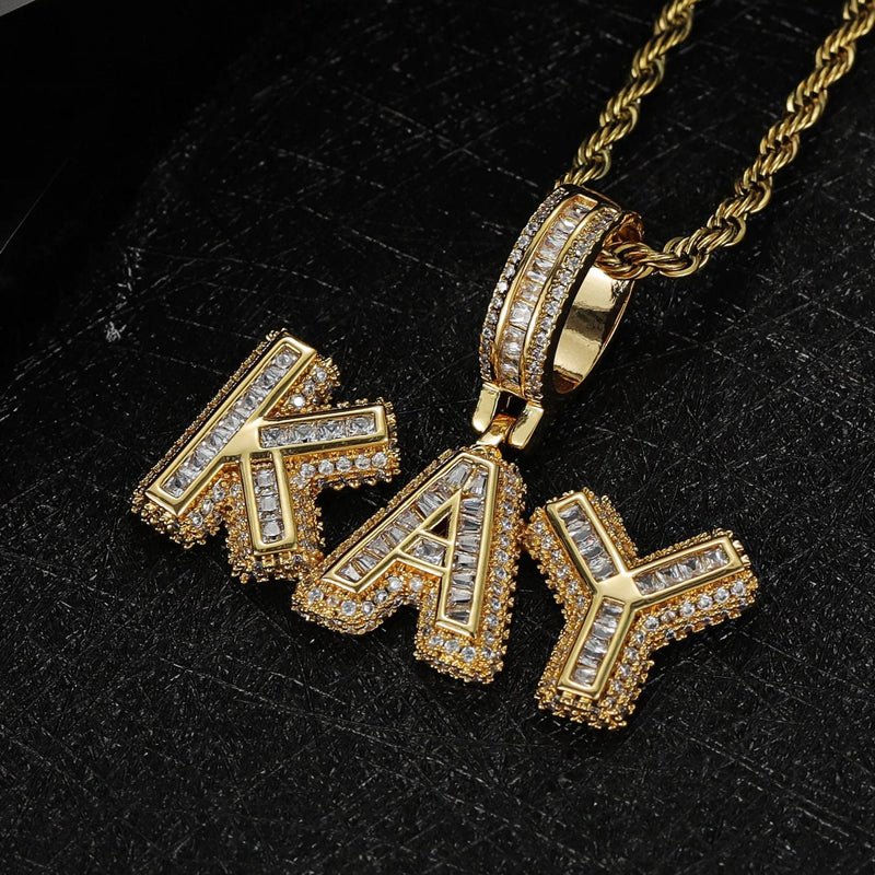 Sparkling Custom Name Necklace - Canvasgiftco