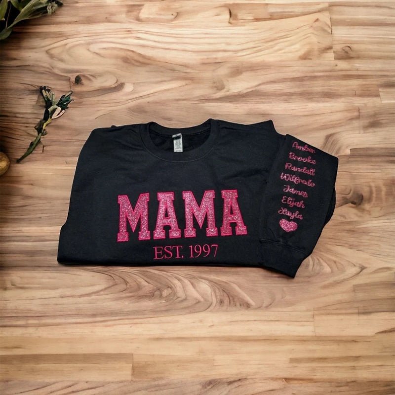 🔥 Sparkling Love - Custom MAMA Sweatshirts - Canvasgiftco