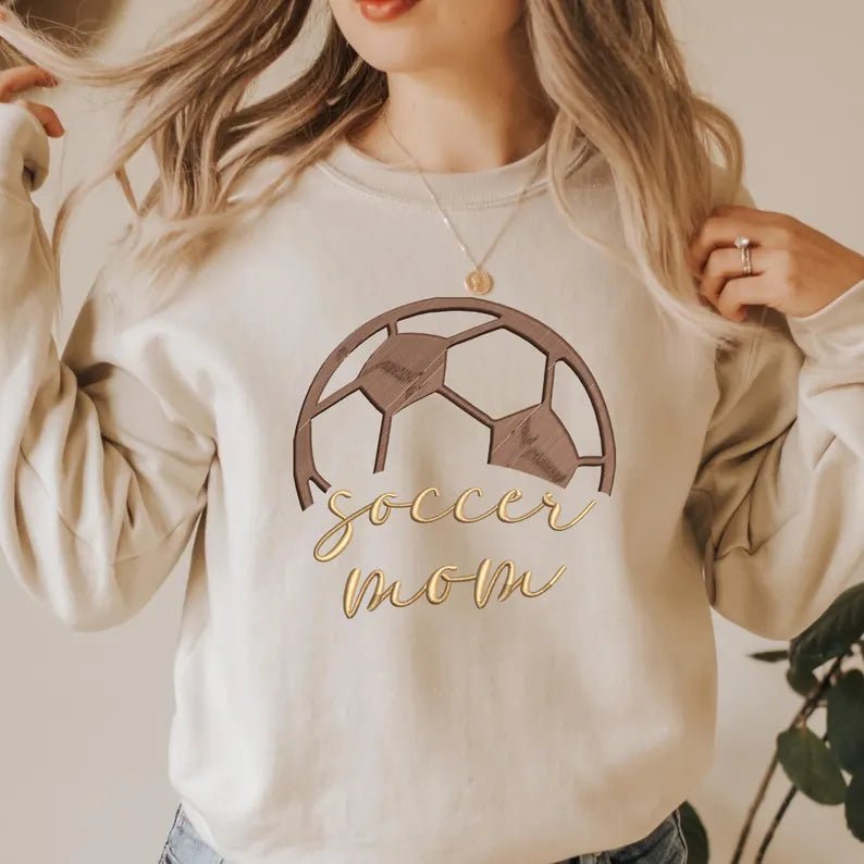 "Sports Mom MVP" Custom Embroidered Hoodie - Canvasgiftco
