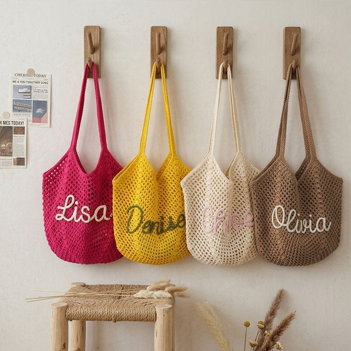 "Sun & Sand" Personalized Beach Tote Bag - Canvasgiftco