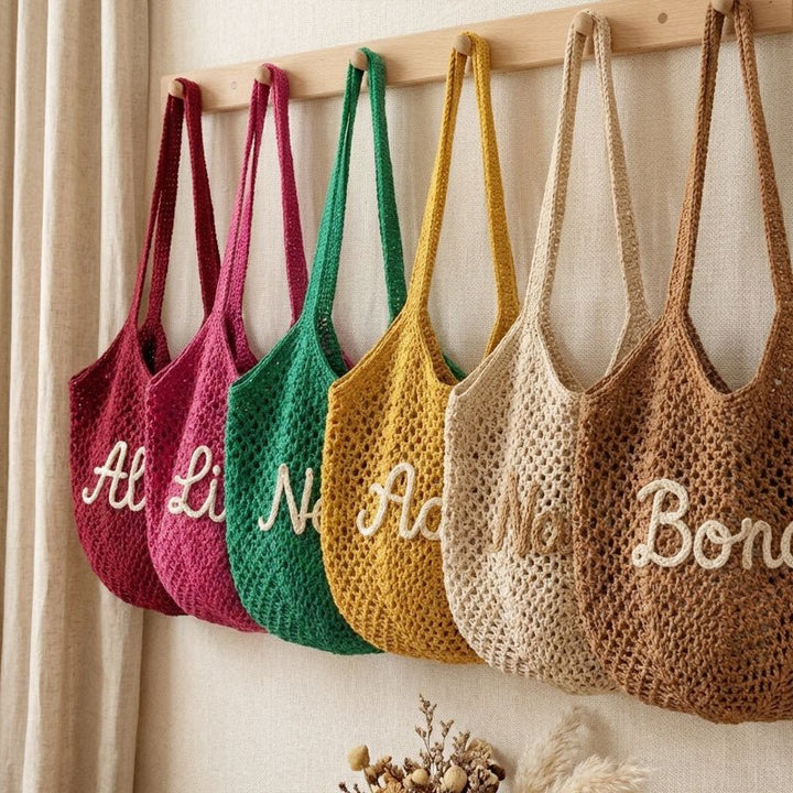 "Sun & Sand" Personalized Beach Tote Bag - Canvasgiftco