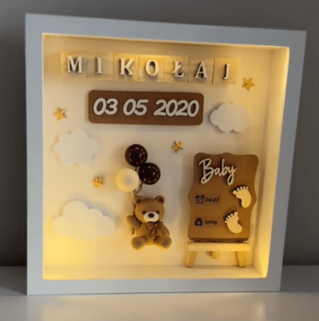 The Day Your World Changed Forever-Add your baby’s name, date & details in seconds - Canvasgiftco