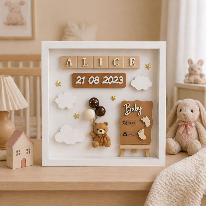 The Day Your World Changed Forever-Add your baby’s name, date & details in seconds - Canvasgiftco