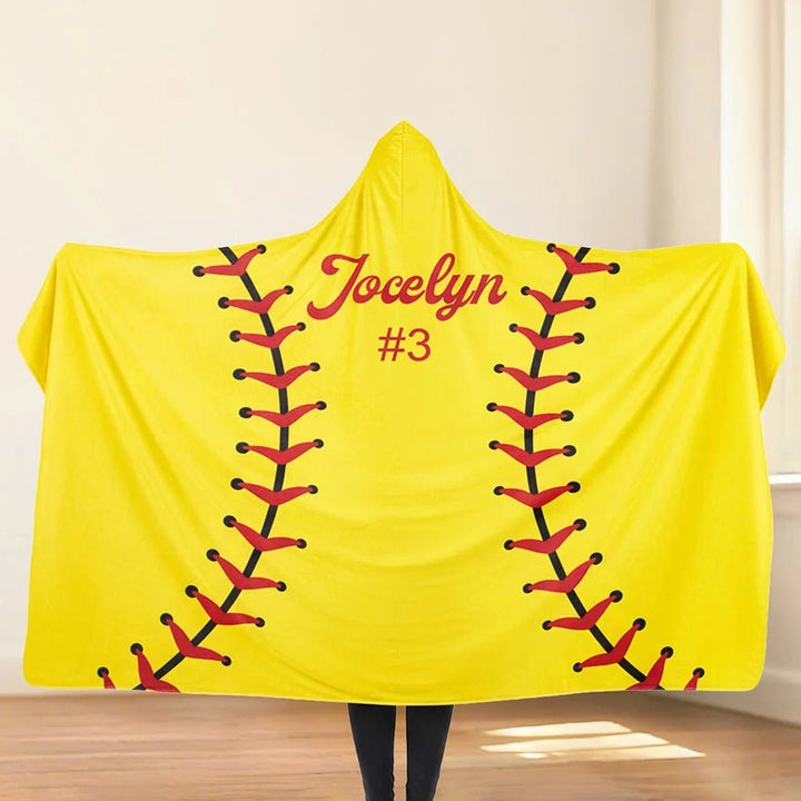 This Is My Territory - Personalized Player Sport Hooded Blanket - Canvasgiftco