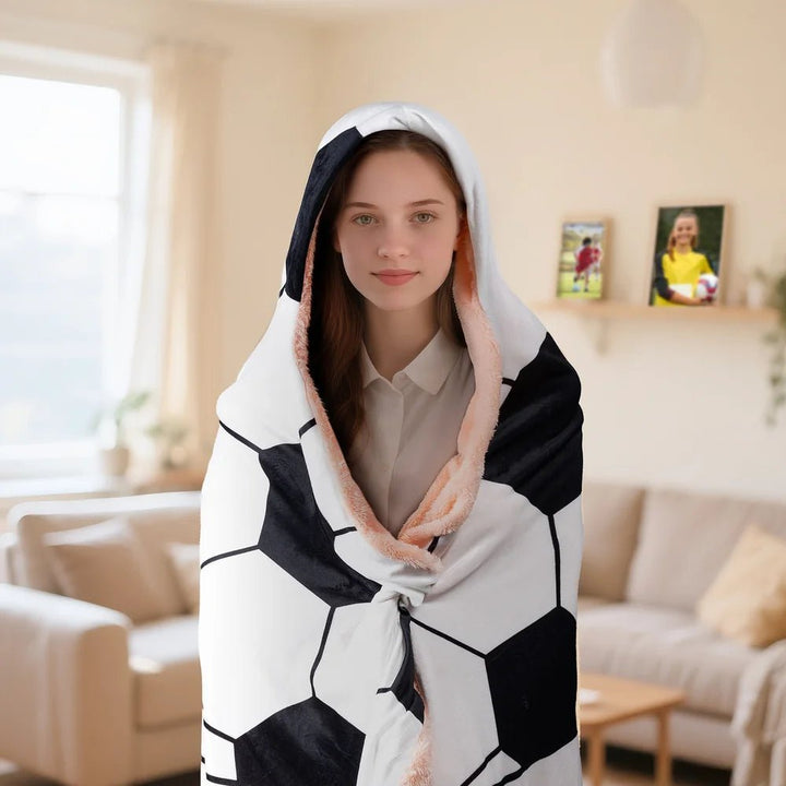 This Is My Territory - Personalized Player Sport Hooded Blanket - Canvasgiftco