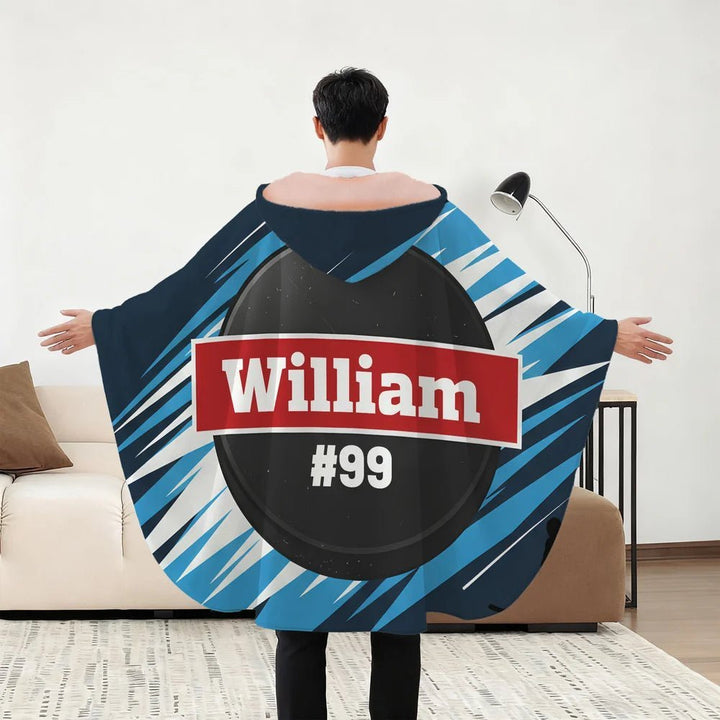 This Is My Territory - Personalized Player Sport Hooded Blanket - Canvasgiftco