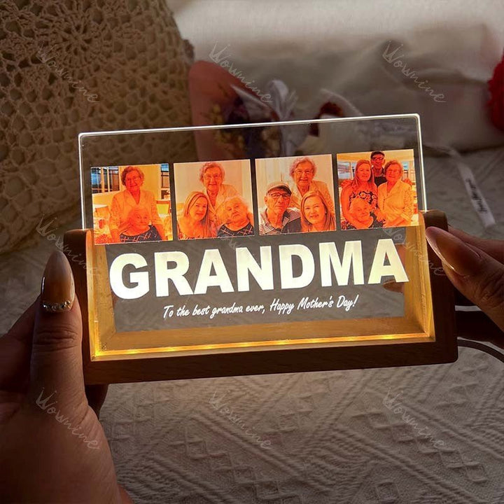 To The Best Mom Ever, Happy Mother's Day! - Personalized Acrylic Photos Plaque - Canvasgiftco
