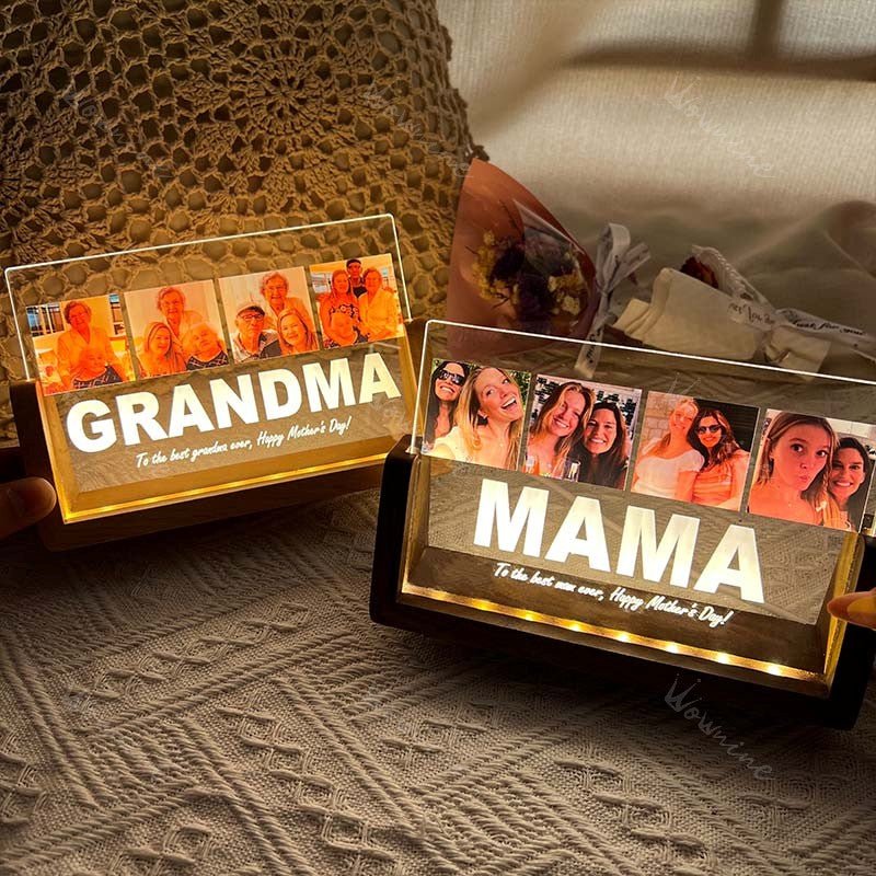 To The Best Mom Ever, Happy Mother's Day! - Personalized Acrylic Photos Plaque - Canvasgiftco