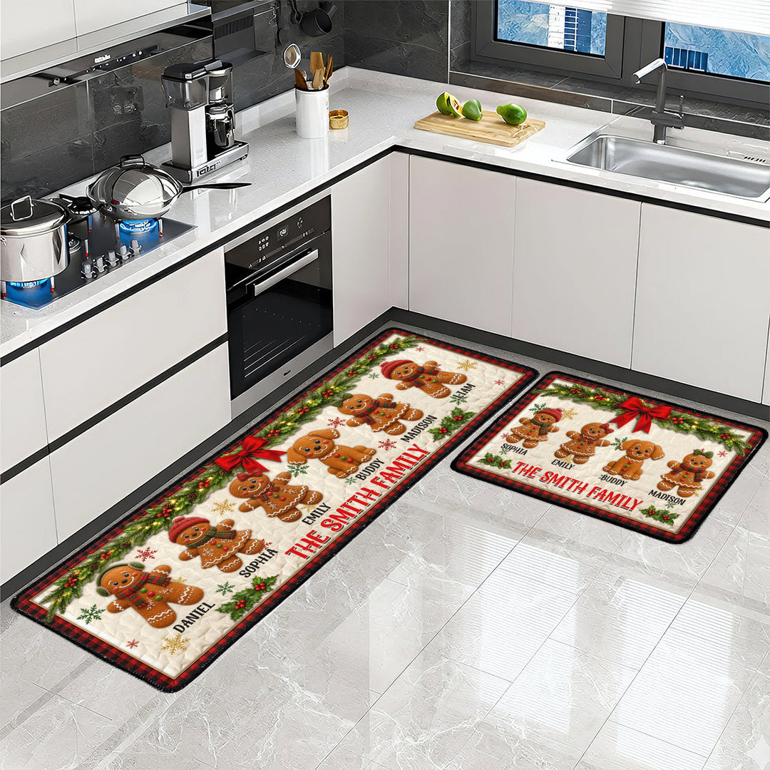 Our Sweet Family Lives Here - Personalized Runner Rug