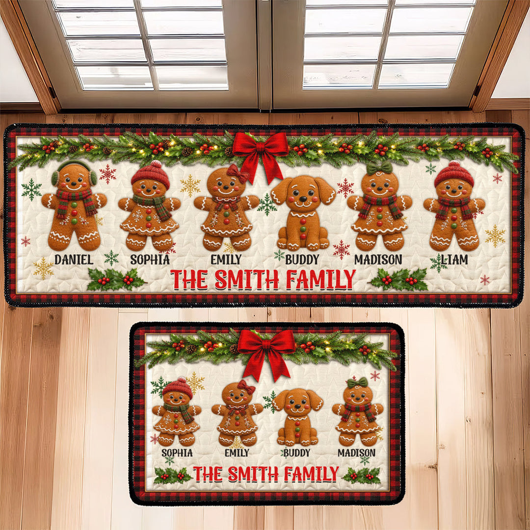 Our Sweet Family Lives Here - Personalized Runner Rug